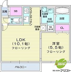 物件の間取り