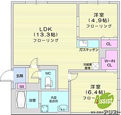 物件の間取り