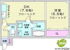 物件の間取り