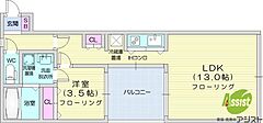 物件の間取り