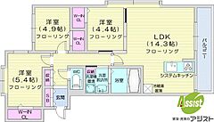 物件の間取り
