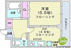 物件の間取り