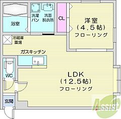 物件の間取り