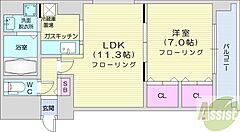 物件の間取り