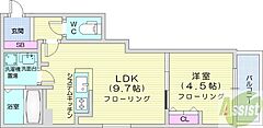 物件の間取り