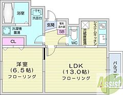 物件の間取り