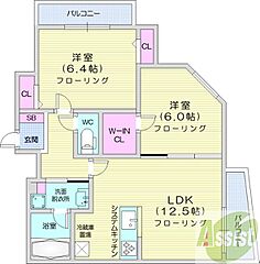 物件の間取り