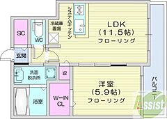 物件の間取り