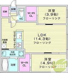 物件の間取り