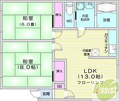 物件の間取り