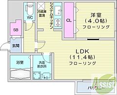 物件の間取り
