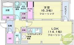 物件の間取り
