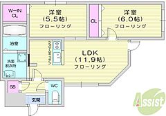 物件の間取り