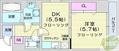 物件の間取り