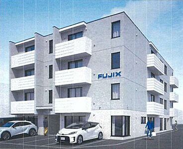 外観:完成予想パース 札幌市西区西野「エフビル14」 外観:完成予想パース 札幌市西区西野「エフビル14」