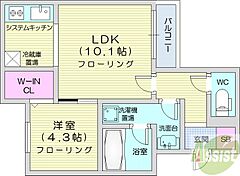 物件の間取り