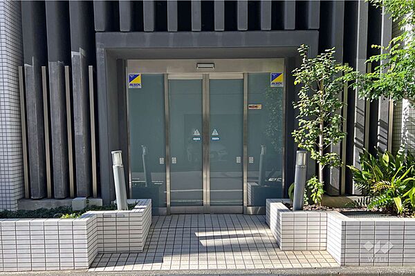 駐輪場の出入り口