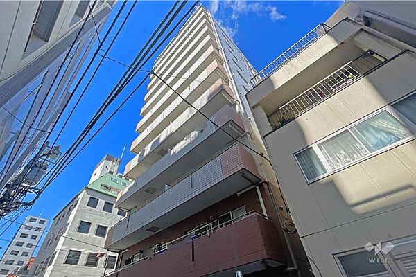 グリーンパーク日本橋浜町の外観（南西側から）