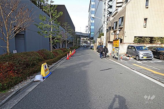 敷地東側の前面...