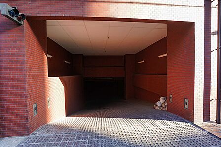 駐車場の出入り口