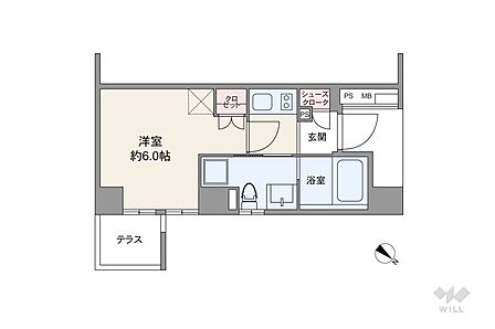 1K 間取り