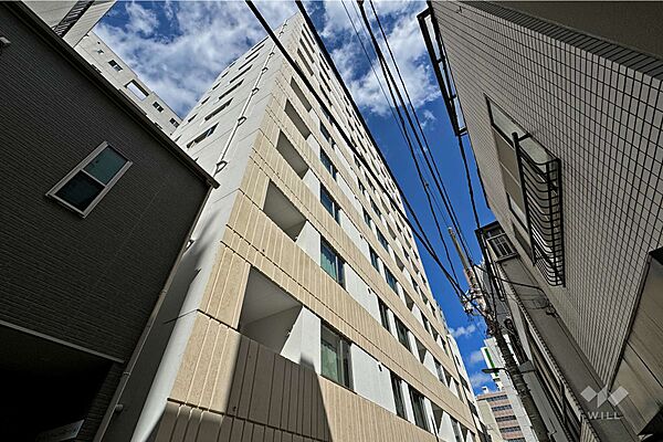 グリーンパーク千代田淡路町の外観（南西側から）
