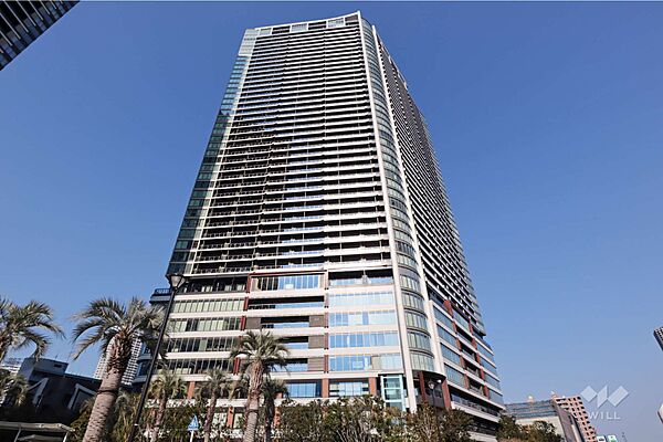 パークタワー勝どきミッドの外観(南西側から)