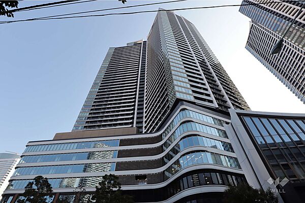 パークタワー勝どきミッドの外観(北西側から)