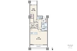 麻布市兵衛町ホームズ 1SLDKの間取図画像