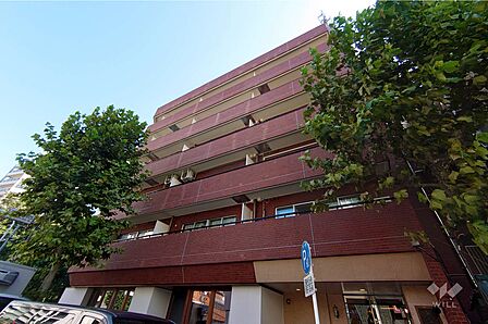 日興パレス南麻布の外観(南西側から）