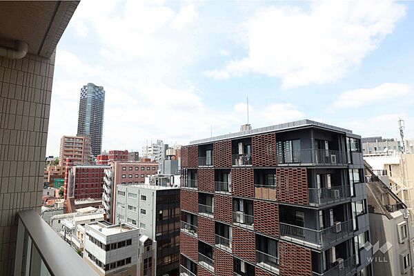 バルコニーからの眺め（北方向）