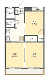 シャルマンコーポ 3DKの間取図画像