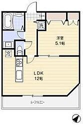 サンライト新浦安 1LDKの間取図画像