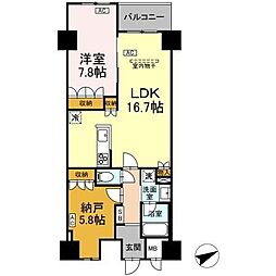 サンジョイアゼロ 1SLDKの間取図画像