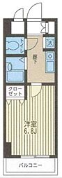 S-FORT舞浜 1Kの間取図画像