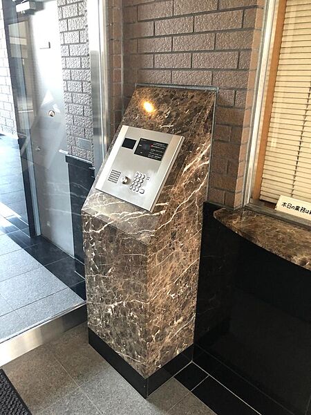オートロック付きエントランス