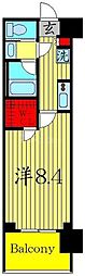 SEASONFLATS蔵前春日通り 1Kの間取図画像