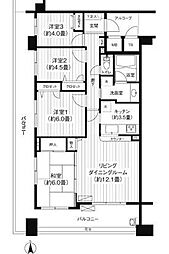 パークビューステージ東陽町 4LDKの間取図画像