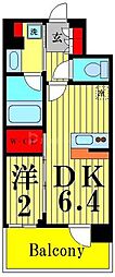 COMFORIA森下SOUTH 1DKの間取図画像