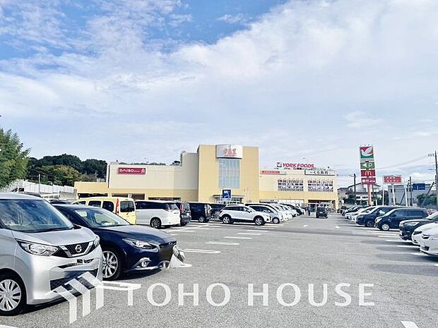 ヨークフーズ新柏店 徒歩11分。682m 840m