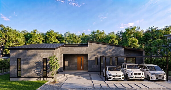 建物プランイメージパース外観　参考間取り価格 3000万円　建物面積170.42?