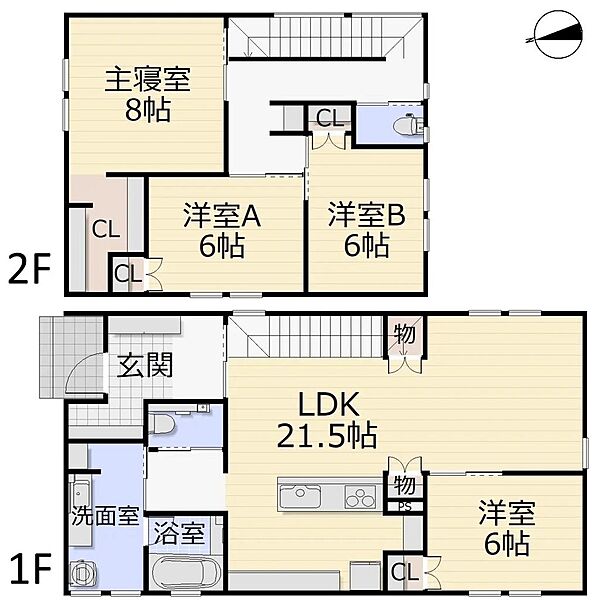 間取りを拡大表示