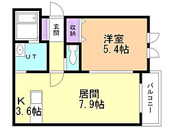 パーク五稜郭館(旧ペラッツィ五稜郭) 2階