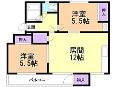 物件の間取り