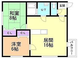 シャトーユー 1階/-