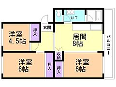 物件の間取り