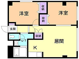 ピュアパレス川原 2階