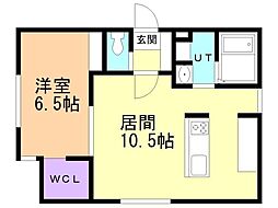 norfino Current 1LDKの間取図画像
