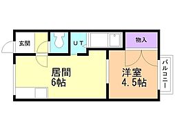 シャトーフラワー城 3階/304