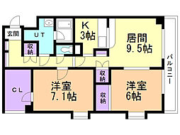 ケントパレス函館 3階